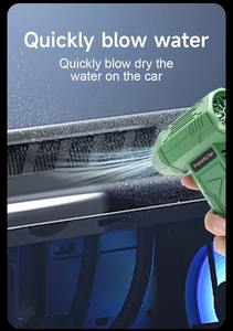 Ventilateur portable sans fil haute vitesse turbo ultra-puissant, moteur sans balais, pour camping en extérieur, dépoussiérage, soufflage d'eau, barbecue - Product Image 6