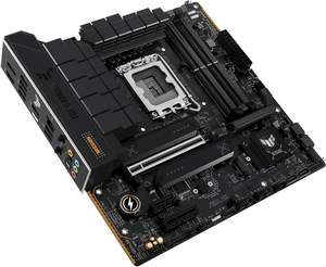 เมนบอร์ด asu TUF สำหรับเล่นเกม B760M-PLUS WiFi II B760อินเทลสำหรับ LGA 1700 MATX PCIe 5.0 4.0ม. <span class=keywords><strong>2</strong></span>ช่อง WiFi6 EQ-ANTENNA <span class=keywords><strong>2</strong></span>.5GB - Product Image 1