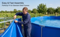 Bâche en tissu maillé enduit de PVC 100 % ignifuge, épaisse et écologique, pour aquarium – Approvisionnement direct usine