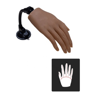 Main d'entraînement en silicone flexible pour la pratique des ongles, modèle d'entraînement aux ongles de haute qualité, multicolores, utilisation en salon, professionnel - Product Image 5