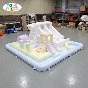 トップセール 夏用 キッズ インフレータブル スプラッシュパッド PVC製 おもちゃ ウォーターパーク トランポリン スライドプール - Product Image 1