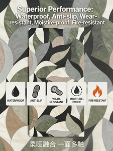 <span class=keywords><strong>Dalle</strong></span> de mosaïque en porcelaine moderne découpée au jet d'eau sur mesure 600x1200 9mm, support OEM pour la décoration extérieure et intérieure d'hôtels et villas - Product Image 6