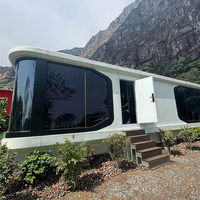 Maison Capsule Préfabriquée de Luxe D'Extérieur, Espace Commercial Moderne en Conteneur de 40 pieds sur 2 Étages – Fournisseur