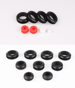 Wholesale Multiple Specifications Silicone Grommet Cable Grommet Protective Cable Black Silicone Grommet - Product Image 5