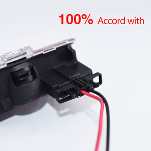 Spina del cablaggio del connettore dei cavi della luce della portiera dell'auto per <span class=keywords><strong>Volkswagen</strong></span> VW Passat Scirocco Golf Jetta Tiguan Touareg Car-styling - Product Image 2