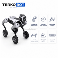 Robot chien bionique MagicDog-W Max 60 cm à roues et pattes, robot quadrupède pour franchir les obstacles, grimper les grandes pentes et effectuer des opérations de sauvetage