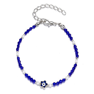 Nouveau bracelet œil maléfique de créateur, petit bracelet en cristal, perles de graines, fil ciré, chaîne réglable pour femmes et hommes - Product Image 5