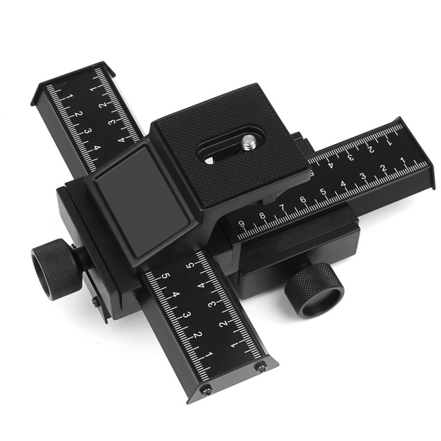 4 Way Macro Focusing Focus Rail Slider Close-up Shooting for Camera and Other Digital SLR Camera