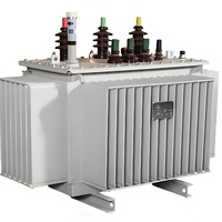 Transformateur de puissance triphasé immergé dans l'huile haute tension, sortie MV&HV, haute efficacité, faible encombrement