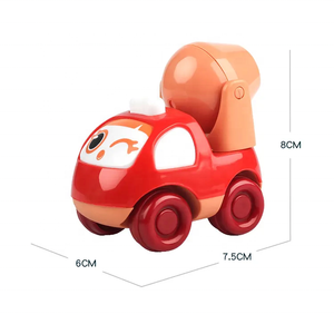 Schattige Cartoon Engineering Voertuig Speelgoed Kinderen Traagheidsauto Set Speelgoed Baby Vroege Educatie Educatief Speelgoed - Product Image 2