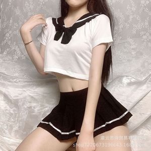 Uniforme escolar puro e inocente, conjunto sexy estilo JK, conjunto erótico, disfraz de estudiante para actuación en escenario - Product Image 5
