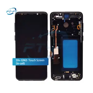 S9 + productos sustitutos de mantenimiento de pantalla móvil de calidad en la celda con marco pantalla Lcd para Samsung Galaxy S9 Plus 2017