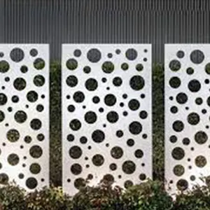 Vendita in fabbrica plancia in metallo forato perforato in lamiera di ferro foro rotondo recinzione in alluminio rete metallica