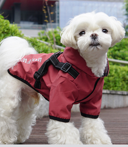 Harnais de gilet en polyester pour chien, imperméable réfléchissant à la mode pour animaux de compagnie, vêtements imperméables d'été et de printemps pour animaux de compagnie, sangles de poitrine, vente en gros - Product Image 4