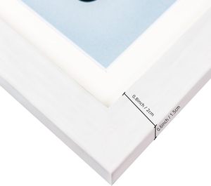 GMFrames Set di <span class=keywords><strong>Cornici</strong></span> per Foto dei Primi Anni, Anni Scolastici e Laurea, in Legno con Supporto per Montaggio a Parete, Esibisce 1 Foto 5x7 e 12 Foto <span class=keywords><strong>25x35</strong></span> - Product Image 5