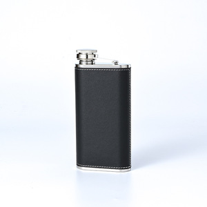 Bán buôn 8oz Matte da bọc 304 thép không gỉ Hip <span class=keywords><strong>Flask</strong></span> xách tay Rượu <span class=keywords><strong>Flask</strong></span> cho <span class=keywords><strong>Whisky</strong></span> stoup rượu - Product Image 1