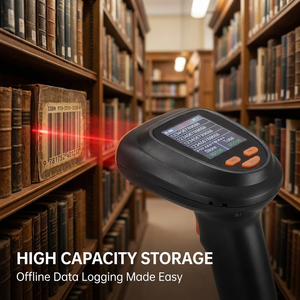 Escáner QR 2D Inalámbrico BT de Alta Capacidad con Almacenamiento de Datos Offline para Bibliotecas, Librerías, Escuelas y Archivos - Nuevo - Product Image 1