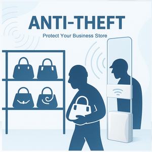 Antenas Lectoras RFID como Sistema EAS, Puerta Anti-robo para Prevención de Pérdidas en Tiendas Minoristas, Seguridad en Tiendas de Ropa - Product Image 2