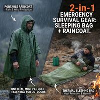 Sac de bivouac thermique en Mylar imperméable pour le camping en plein air, sac de couchage d'urgence pour survivants