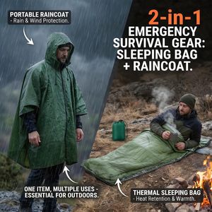 Sacco Termico di Emergenza in Mylar Impermeabile per Campeggio all'Aperto, Sacco a Pelo per Sopravvivenza - Product Image 4