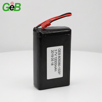 Batterie LiPo au lithium GEB personnalisée 1s3p 805080 3.7v 12000mAh 3.7v pour traceur GPS