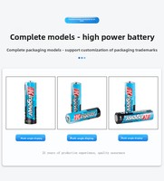 Baterai Alkaline Kingever Leakproof LR6 AA 1.5V Berkinerja Tinggi untuk Mainan, Remote Control, Kamera, Peralatan Rumah Tangga, OEM Dapat Disesuaikan
