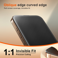 Personnalisé en usine 0,55 mm 28 °   Protection d'écran de confidentialité anti-salissure en verre trempé premium pour iPhone 17 16 15 Pro Max/15 Plus