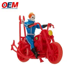 Mainan figur aksi dapat dilepas Film karakter Marvel kustom lengan sambungan OEM & Kaki & gambar kepala mainan bintang Film plastik dibuat