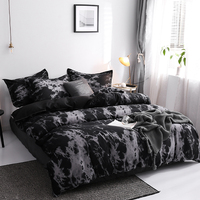 Meilleure vente luxe nouveau design célèbre marque marbre Texture impression maison housse de couette ensemble de literie 3 pièces