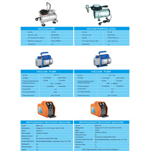 Bomba de vacío de refrigeración de <span class=keywords><strong>1</strong></span>/5hp, sistema de Ciclismo de aceite forzado HVAC, equipo de laboratorio con precio barato, - Product Image 6