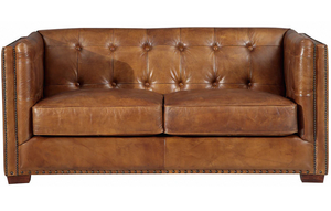 Elegante Sofá Chesterfield de Cuero de 2 Plazas, Artesanía de Primera Calidad con Asientos Cómodos y Estilo Atemporal - Product Image 6