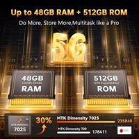 Tout nouveau téléphone robuste WP55 Pro 6,6 pouces FHD+ 120Hz 16 Go 512 Go 32MP+108MP 11000 mAh 33W 5G résistant à l'eau GSM antichoc pour le jeu