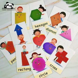 Cartes flash éducatives personnalisées, imperméables, sur les émotions et les mots thématiques, pour l'apprentissage en maternelle - Product Image 2