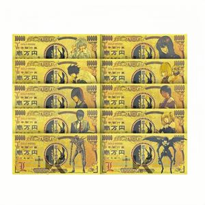 10 types de billets de banque rectangulaires sur le thème de l'anime japonais <span class=keywords><strong>Death</strong></span> <span class=keywords><strong>Note</strong></span> pour collection - Product Image 1