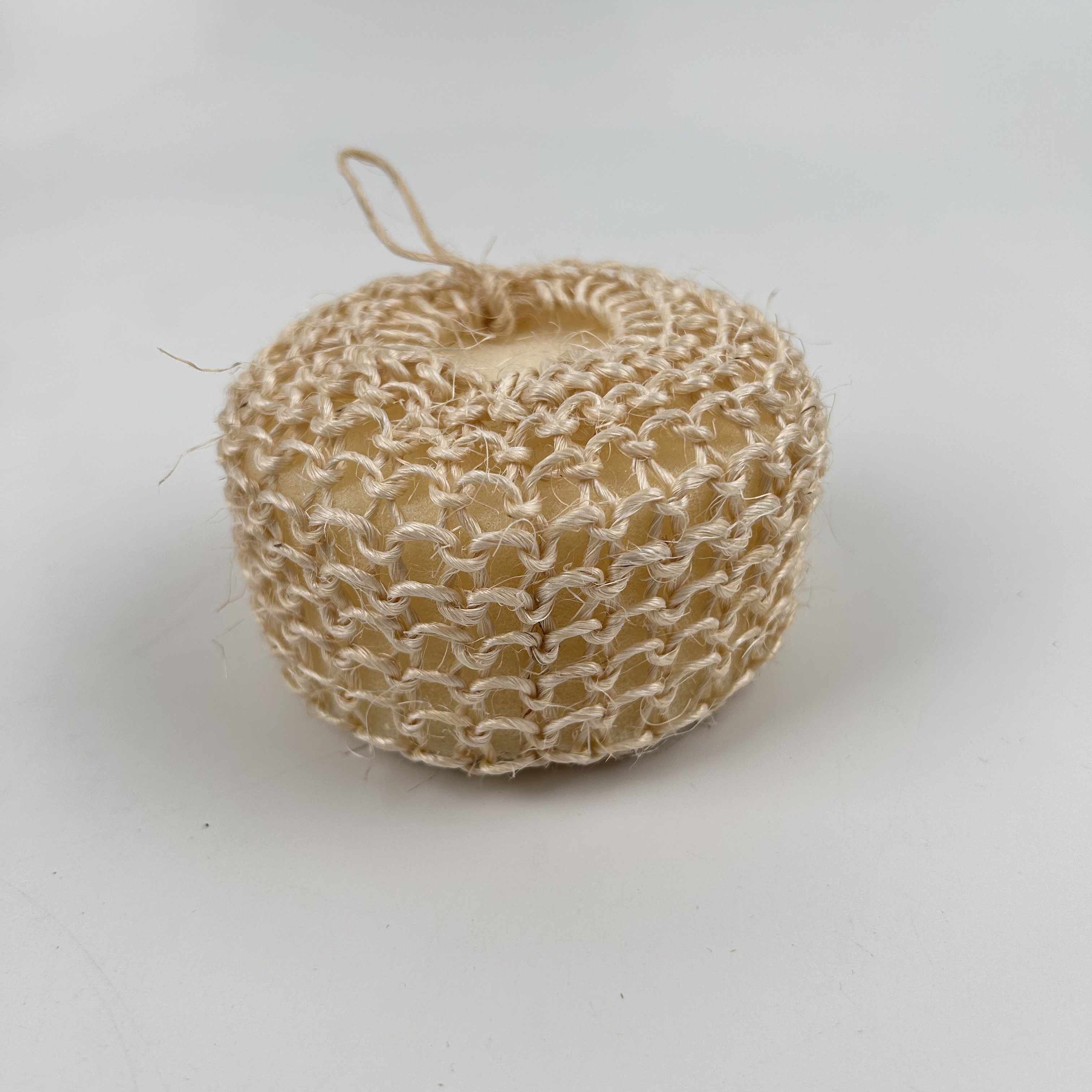 Éponge de bain sisal 9,5*9,5*5cm