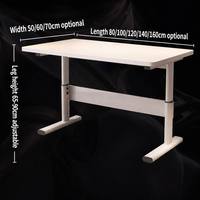 Bureau de jeu électrique réglable en hauteur, avec cadre en acier robuste, plateau large, poste de travail stable pour ordinateur de jeu, idéal pour la maison
