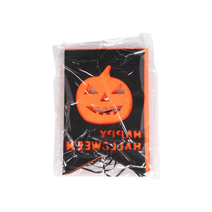 Bandera de <span class=keywords><strong>burla</strong></span> no tejida de Halloween, decoración de escena de Ambiente y suministros de arreglo, banderines de calabaza - Product Image 4