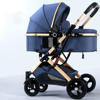 Poussette Légère de Voyage pour Bébé, Pliante, 3 en 1, pour Nouveau-né