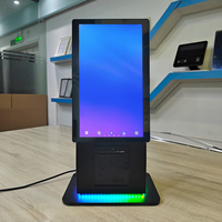 Kiosco de Autoservicio con Pantalla Táctil LED Android de 15.6 Pulgadas y Terminales de Pago