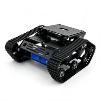 Chasis de Tanque Oruga WD-HM-TR300P, Plataforma de Desarrollo de Robots ROS de Código Abierto, Control Remoto de Aleación de Aluminio