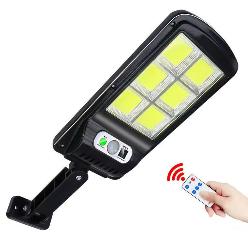 Vendita calda tutti i wattaggio Ip65 Lampara sensore di movimento solare controllo sensore esterno Led lampione solare illuminazione intelligente