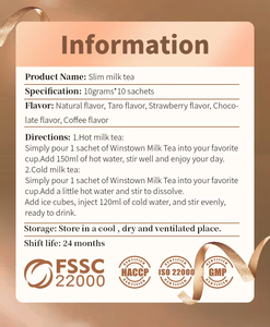 กาแฟดีท็อกซ์อาหารรสช็อกโกแลตชานมบางรสชาติ - Product Image 4