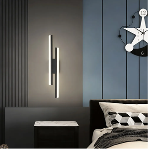Nordic Modern Minimalist Sconces Leuchte Innen Wohnzimmer H-Form heiß verkaufen Gold Schlafzimmer Hotel LED Wand leuchten - Product Image 4