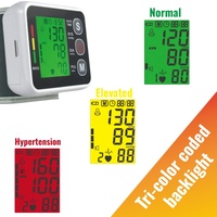 Produk Tren Grosir Alat Kesehatan Rumah Tangga Digital BP Cuff Tensiometer Sphygmomanometer Mesin Pengukur Tekanan Darah Pergelangan Tangan