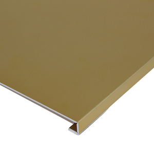 Plaque <span class=keywords><strong>en</strong></span> aluminium anodisé satiné or antique profond 5052 5005 de 1 mm à 3 mm avec AA25 pour musées et bâtiments culturels haut de gamme - Product Image 1