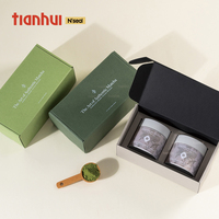 Boîte pliante personnalisée Tianhui pour matcha, emballage cadeau en carton ondulé, 100 pièces MOQ