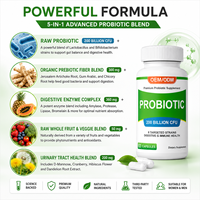 Probiotiques OEM pour femmes, marque privée, beauté, santé intestinale, soutien digestif et métabolique, détox, perte de poids personnalisable