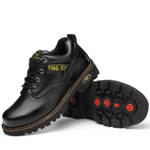 Zapatos de Seguridad Industriales para Hombre, de Cuero, Tobillo Alto, Antideslizantes, Impermeables, con Puntera de Acero - Product Image 6