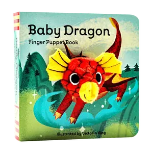 <span class=keywords><strong>Livre</strong></span> d'activités de marionnettes à doigts mignon à impression personnalisée <span class=keywords><strong>livre</strong></span> avec poupées d'animaux brodés <span class=keywords><strong>livre</strong></span> pop-up fantaisie - Product Image 1