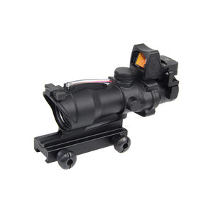 <span class=keywords><strong>4X32</strong></span> Fibra Real com Red Dot Sight Red Green Dot Iluminado Âmbito Retículo para a caça ao ar livre - Product Image 1